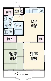ポポラーレ壱番館【1階】の間取り
