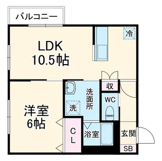 Maison Calma【1階】の間取り
