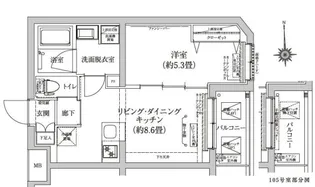 アイルグランデ赤羽【1階】の間取り