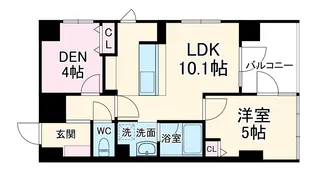 MSR京都二条城【2階】の間取り