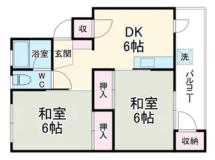 アシスト甲府マンション【4階】の間取り
