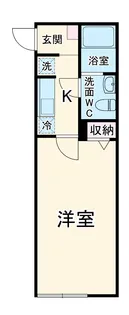 L.E.Hills【206号室】の間取り