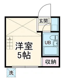 メイゾン善行【108号室】の間取り