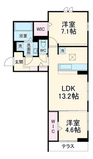 メゾン・ロワール【1階】の間取り