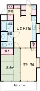 第2信栄ビル【201号室】の間取り