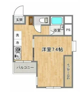 アイエスエイ新検見川ビル【4階】の間取り