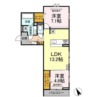 メゾン・ロワール【3階】の間取り