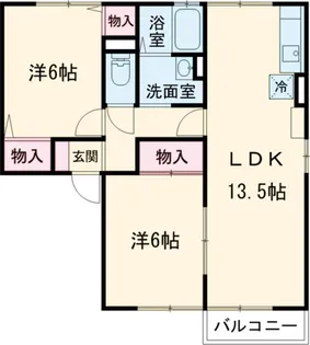 ハイム・サンシャイン【2階】の間取り
