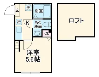 カーサ・サリタ【203号室】の間取り