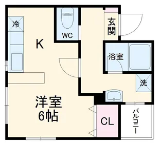 ウィンディービュー【305号室】の間取り