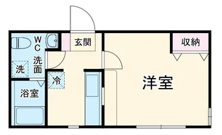 アザーレ・キュリオス本厚木【3階】の間取り