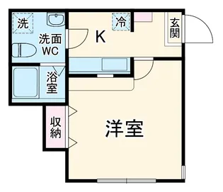 アザーレ・キュリオス本厚木【1階】の間取り
