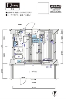 メインステージ本蓮沼【5階】の間取り