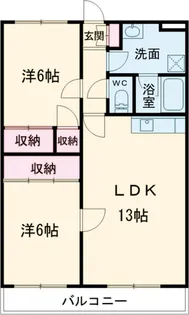 エーデルハイム【2階】の間取り