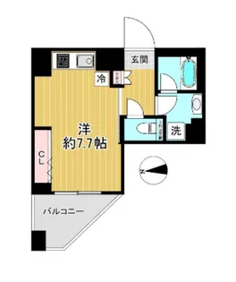 スパシエ蒲田グランドタワー【5階】の間取り