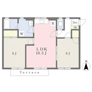 プルニエ【103号室】の間取り