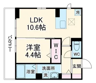 D-SOLACE津田沼【1階】の間取り