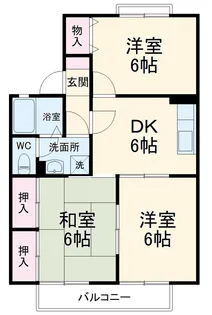 ローレルハイツ【201号室】の間取り