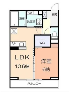 サンパティーク矢部【205号室】の間取り