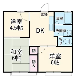 ケヤキヒルズB棟【101号室】の間取り