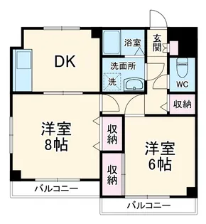 リヴェール【1階】の間取り