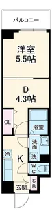 Alivis浦安【3階】の間取り