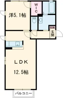 ケイコーポC【2階】の間取り