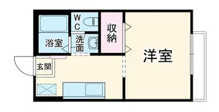 コーポ・サンウッド【2階】の間取り