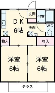 クレスト日吉【1階】の間取り