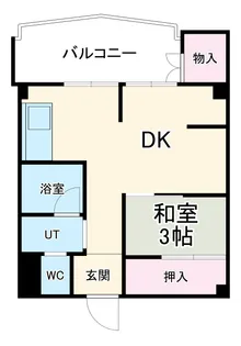 グランドマンションニュー大阪【10階】の間取り