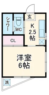 牧嶋マンション【2階】の間取り