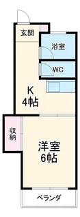 マンション植田【1階】の間取り