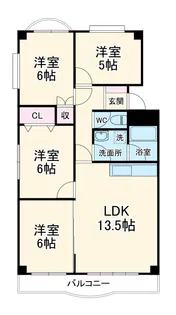 三豊マンション瑞穂【2階】の間取り