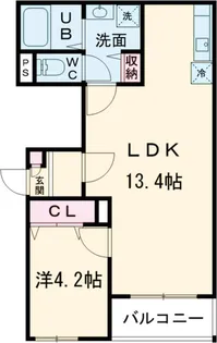 MOMO’S HOUSE【1階】の間取り