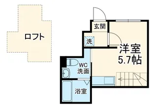 プティコリーヌ横浜【201号室】の間取り