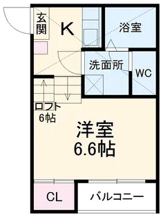 CupreOSONE(キャプレオオゾネ)【2階】の間取り