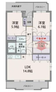 シレンシオ ベルデ【1階】の間取り