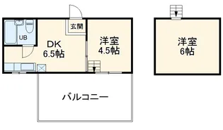サンハイツ嵯峨野【4階】の間取り