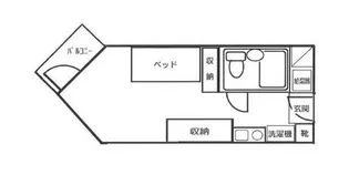 コスモヒルハウス【A108号室】の間取り