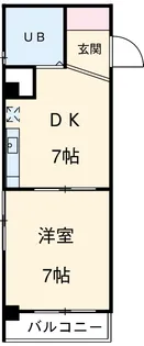 第一ファミールビル【3階】の間取り