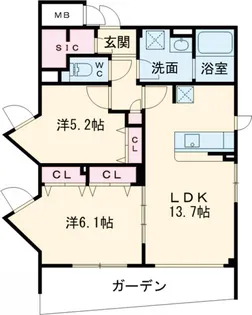 A−3 ASAGAYA RESIDENCE【1階】の間取り