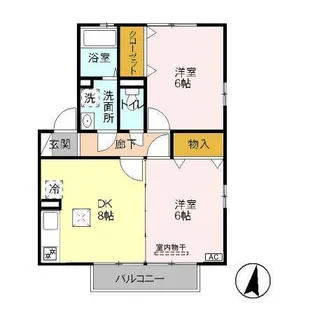 カハラ B【1階】の間取り