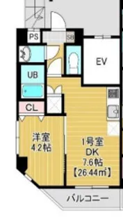 カイテキースⅤ【1階】の間取り