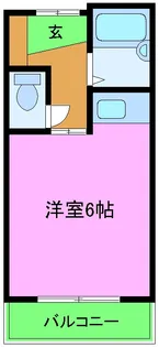 ハートハイツ大切【202号室】の間取り