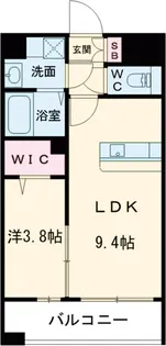 KL天神南【505号室】の間取り