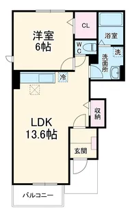 ブルーラグーン【1階】の間取り