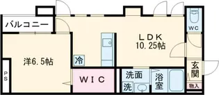 ソル プエンテ六町【2階】の間取り