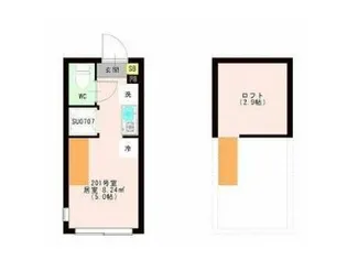 OTAS 代田橋【2階】の間取り