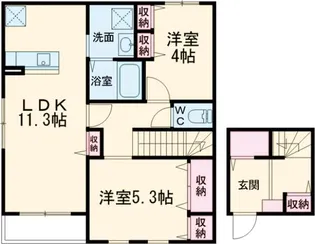 MIWA−FICASA【2階】の間取り