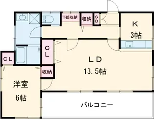 グランデ明奈【2階】の間取り